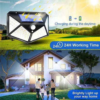 Aplique Led Solar Lampara Led Rectangular